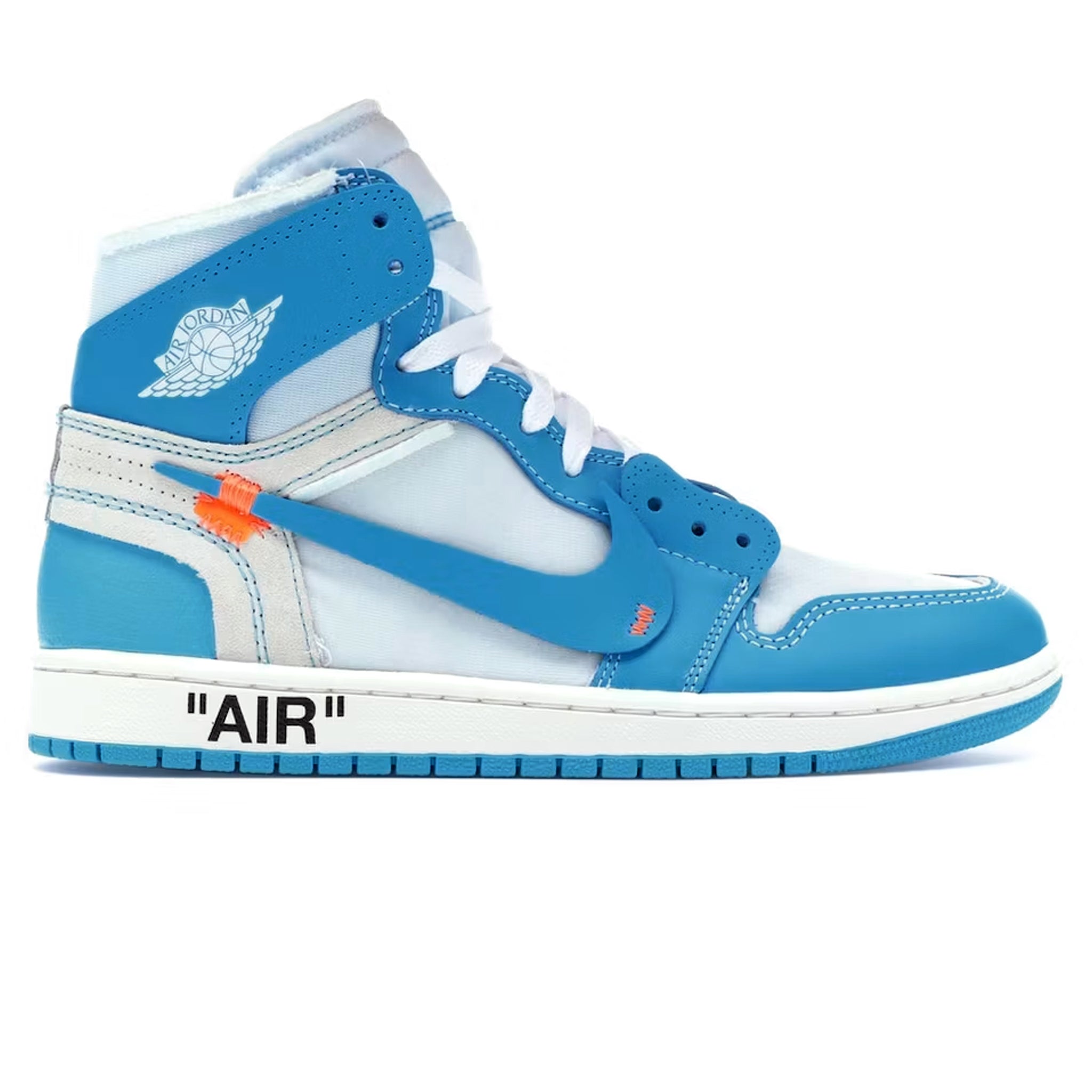 Image of Air Jordan 1 X Off-White Retro High UNC University Blue